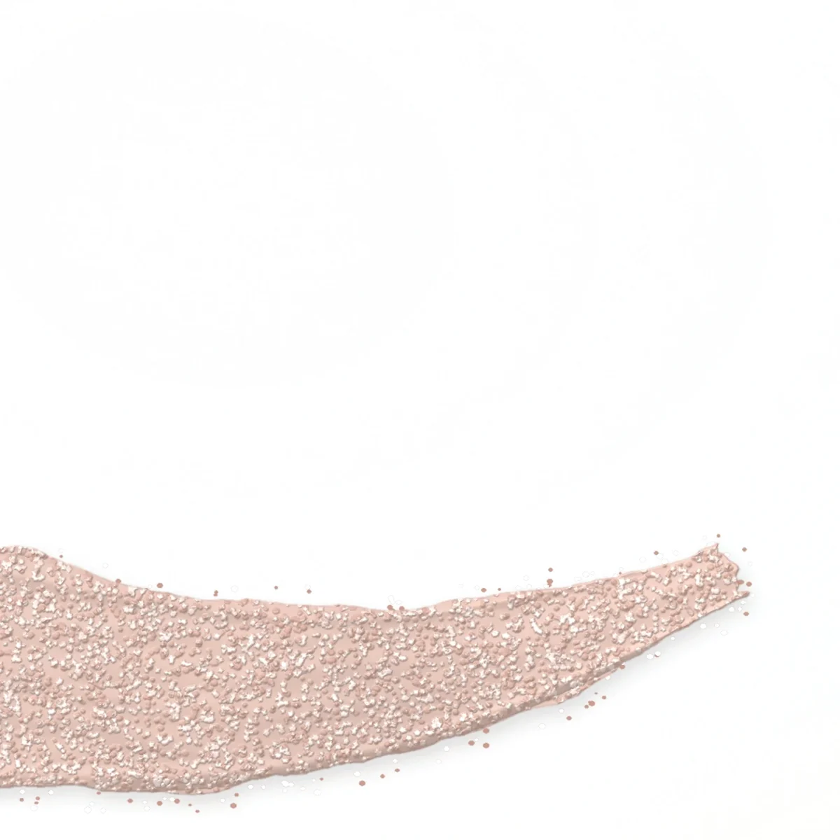 Een veeg korrelige bodyscrub met grove rode klei