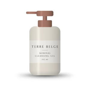 Mineral Cleansing Gel, reinigingsgel met rode klei in een pompflacon